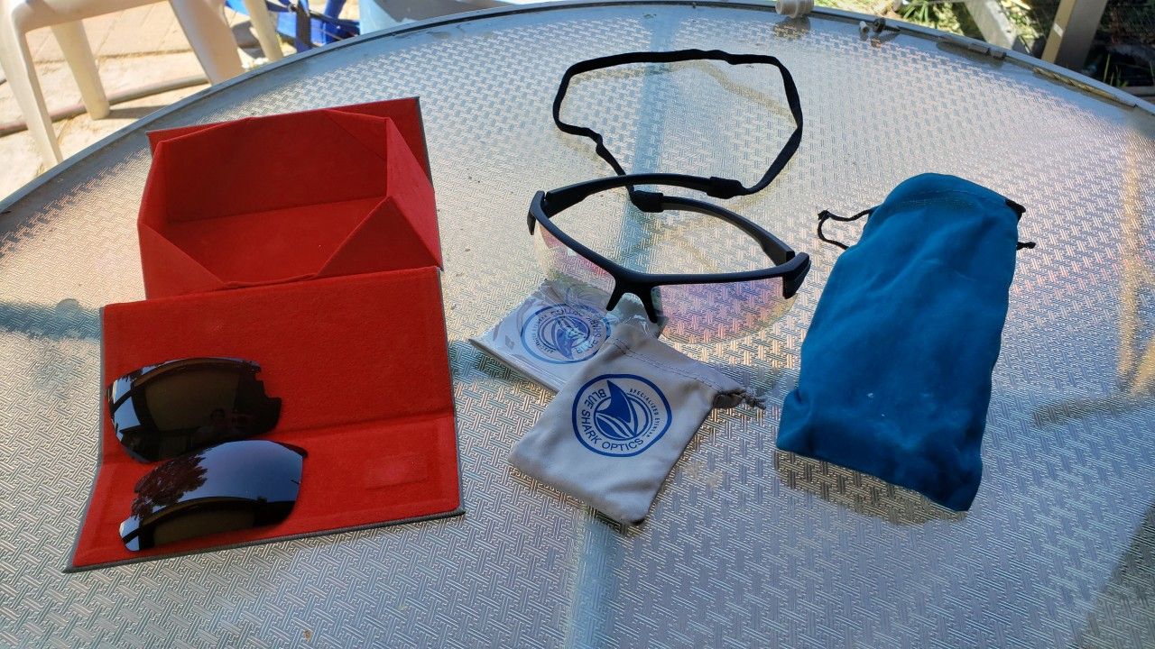 Poker glasses blue shark optics