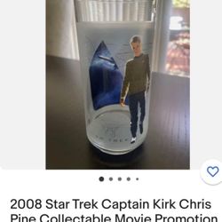 Vintage 2008 Star Trek Captain Kirk Collectable Cup 