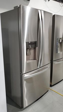 Kenmore 3 Door Stainless Steel Refrigerator Fridge
