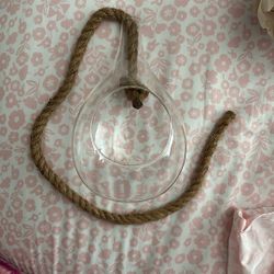 Two Decorative Hanging Glass Bulbs