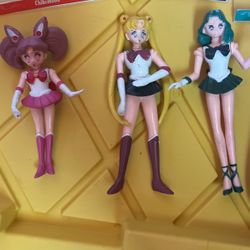 Sailor Moon Sailor Scouts Figures And Small Purse