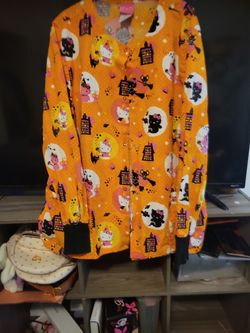 Hello Kitty Halloween Scrub Jacket 