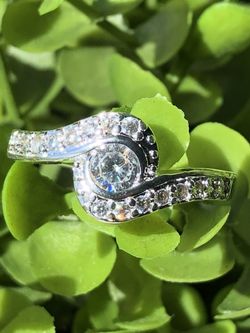 Sterling silver CZ ring