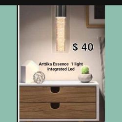 Brand New Artika Essence 1 Light Integraded Led Pendant 