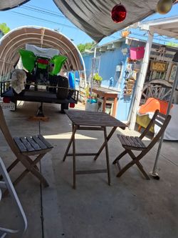 Patio set.