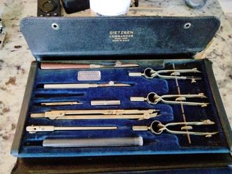 vintage Dietzgen Drawing Tools 