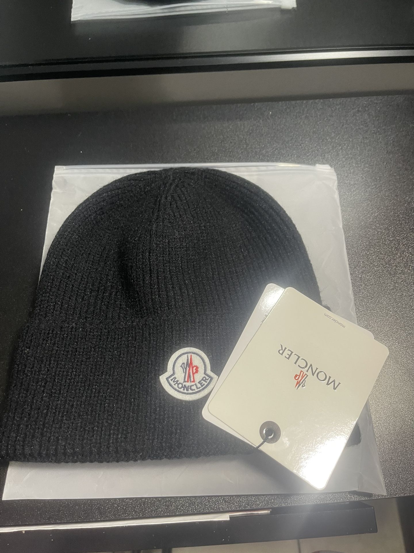Moncler Logo Cotton Beanie Unisex