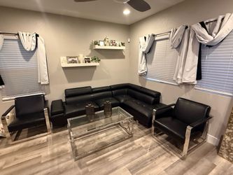 Couches and coffee table