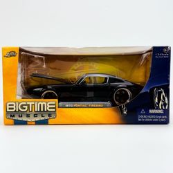 Vintage Jada Bigtime Muscle 1970 Pontiac Firebird Black 1:24 Scale Die Cast New