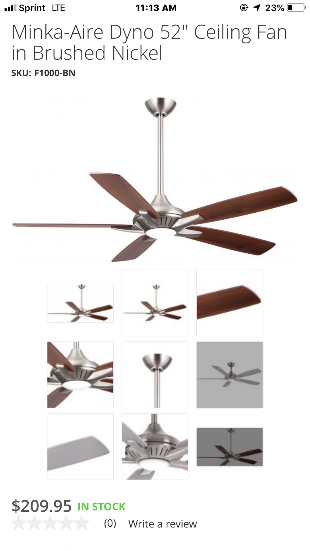 Dyno ceiling fan