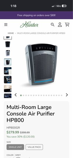 Hunter Air purifier (free delivery 15 mins out)