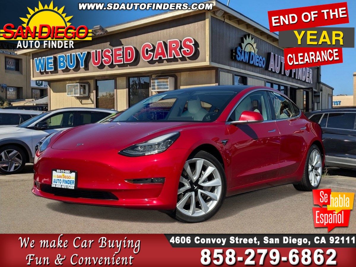 2018 Tesla Model 3 Long Range Battery AWD, Low Miles,Gorgeous