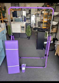 New Gymnastic Bar And Mat for Kids Adjustable Height Folding Training Mat