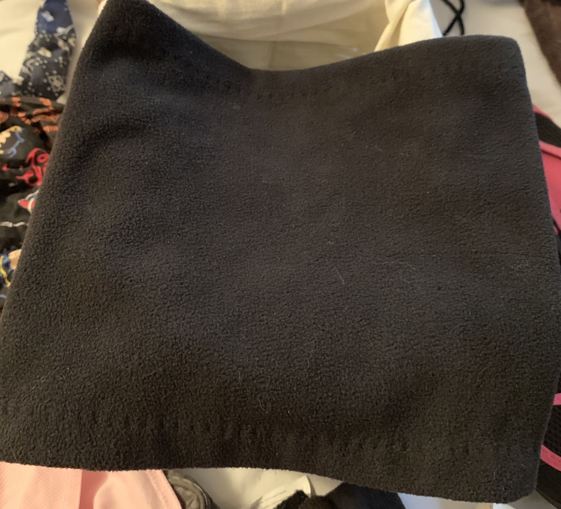 Unisex Black Thick Fleece Gaitor