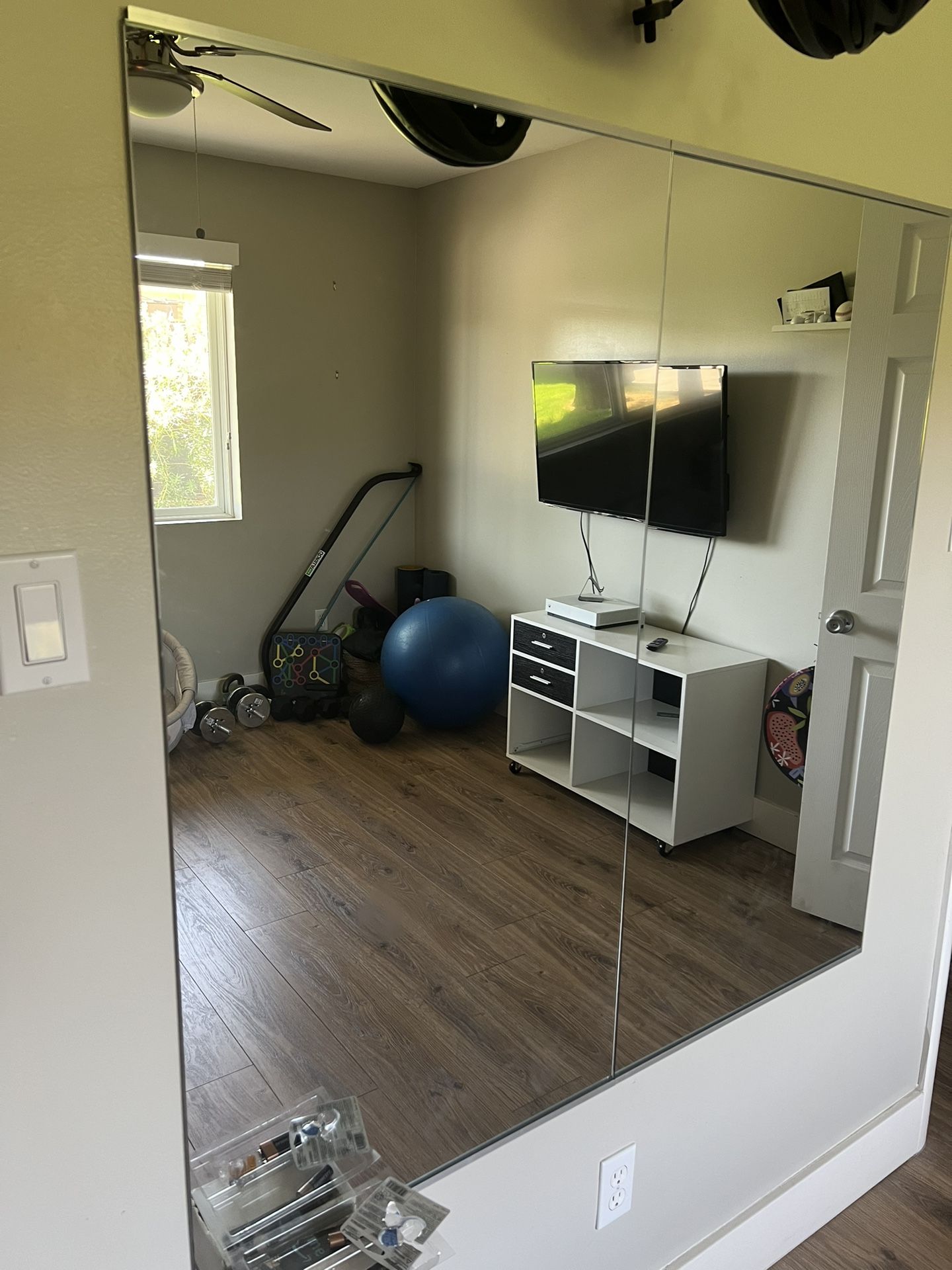 Home Gym Mirror, 48" x 24"