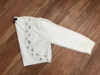 white short cardigan