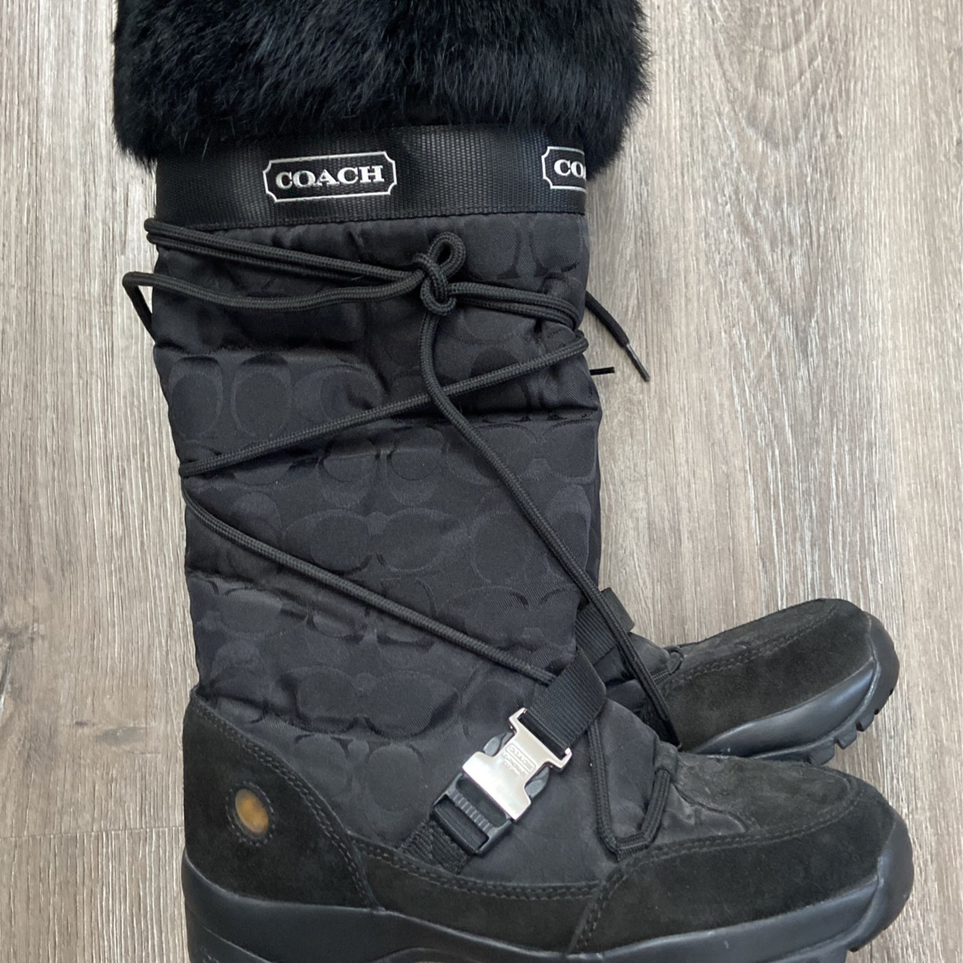 Coach Snow boots Size 7 1/2
