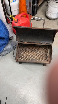 Small barbecue pit great for tailgating