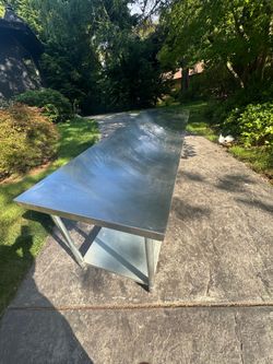 8ft Stainless Steel Commercial Prep Table - Turbo Air TSW-3096E
