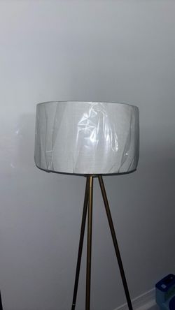Lamp - white and gold