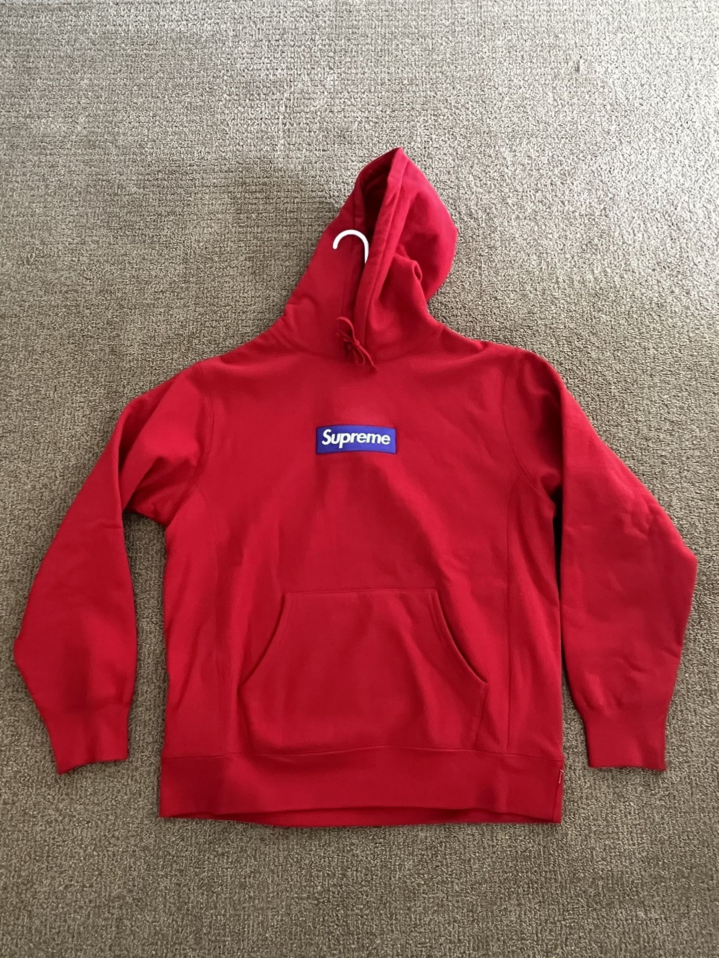 Supreme Box Logo Hooded Sweatshirt (FW17) Red Pre-Owned