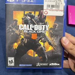 Call Of Duty Blacks Ops 4 For PS4