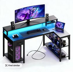 L shaped desk