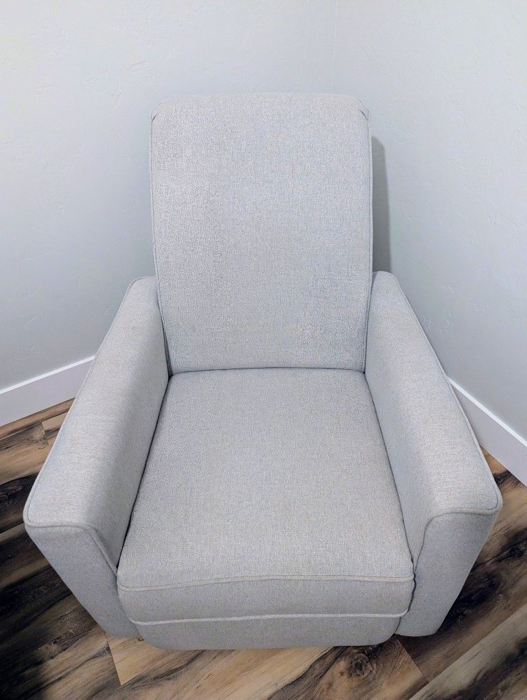  Upholstered Glider Recliner– Rocking & 360° Swivel Chair