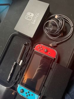 Nintendo Switch Bundle + 3 Games, Dock & Accessories – Like New