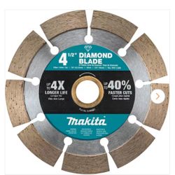 Makita 4.5 in. Segmented Rim Diamond Blade for General Purpose