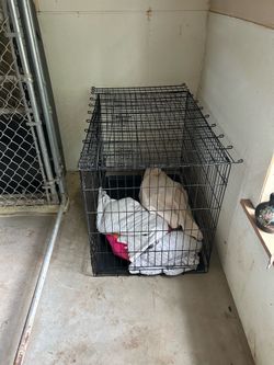 Large dog cage
