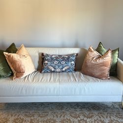 White Couch with or without pillows