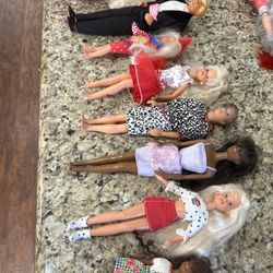 1980’s And 90’s Barbie 4 For $30 Great Condition 