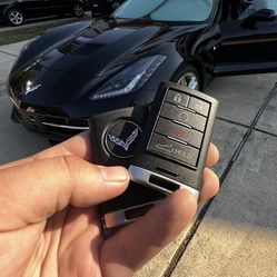 Chevrolet Corvette key fob Chevy key