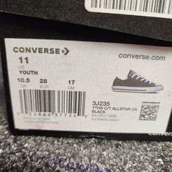 Youth Size 11 Converse