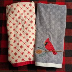 Christmas Bathroom Towel Set
