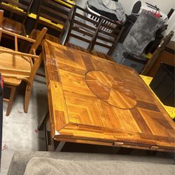 Wooden Dining Foldable Table