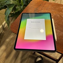 iPad Pro 12.9 With Cellular And Case Pen 