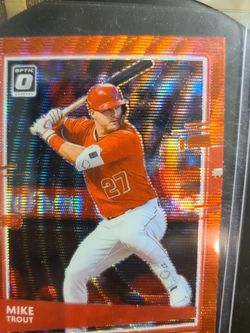 Mike Trout Refractor Card
