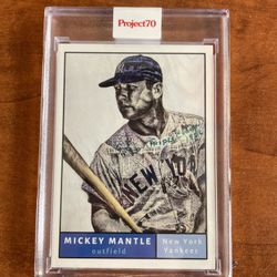 2021 Topps Project 70 Mickey Mantle (by Artist, Lauren Taylor)