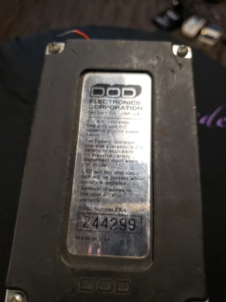 DOD supra Distortion FX 55-B