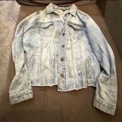 Juniors Jean Jacket Size Small 