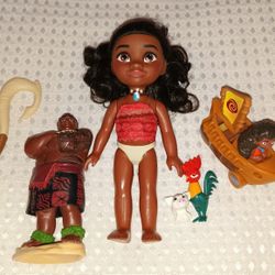 Disney Moana Small Toy Figures $5