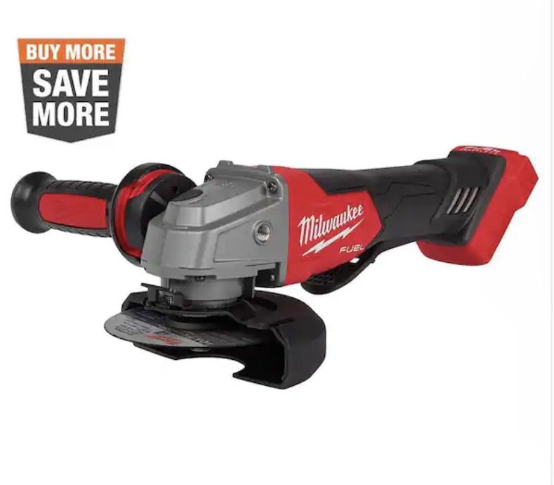 M18 FUEL 18V Lithium Ion Brushless Cordless 4 1/2 in./5 in. Grinder w/Paddle Switch (Tool Only)