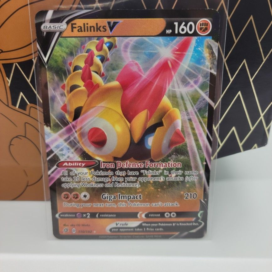 pokemon card falinks Japanese S8b #204 CHR SV115/SV122 / Shiny Holo Rare Card Type / HP / Stage Falinks V - Shining Fates: