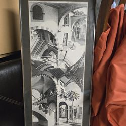 Nice Picture With Long Wooden Frame