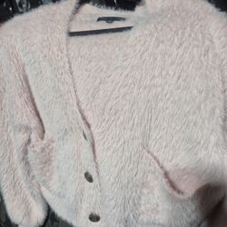 Sweet And Sinful Size Med Pink Sweater   Used