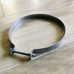 4" Dryer Venting Clamp Galvanized Steel Worm Gear Clamps