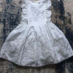 Carter’s Girl Toddler White Flower Girl Wedding  Dress 