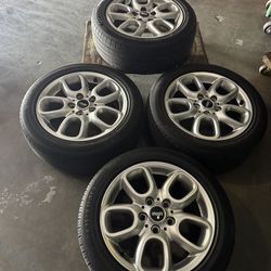 16” mini cooper rims&tires 5x112 firm price,,,